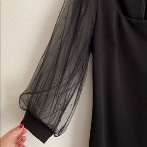 Calvin Klein Black Rhinestone Dress